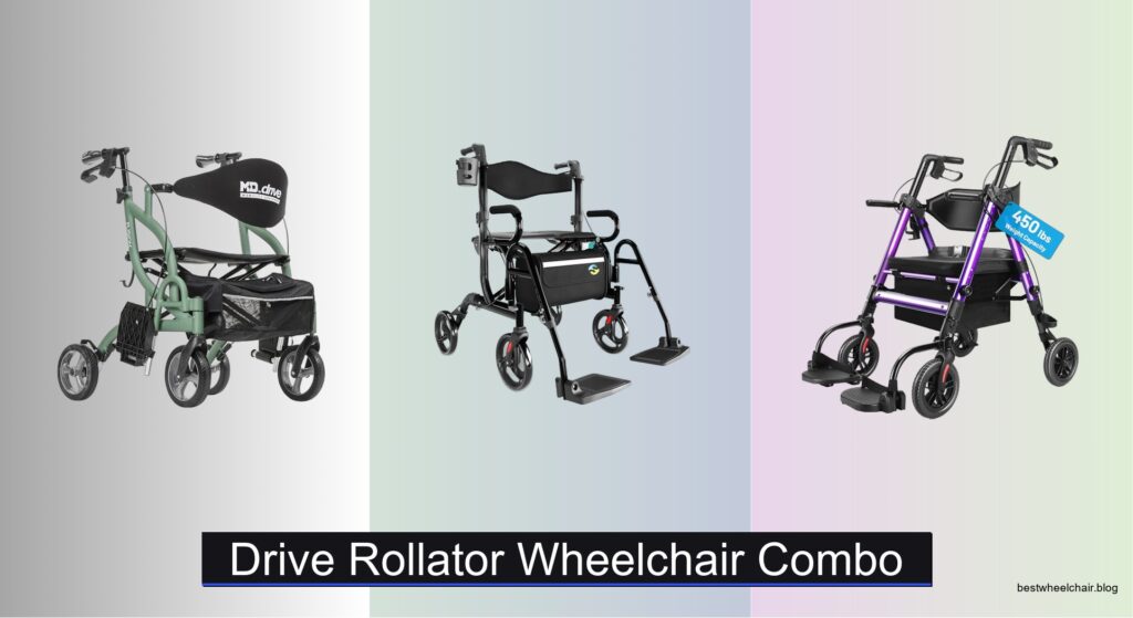 7 Best Drive Rollator Wheelchair Combos of 2026